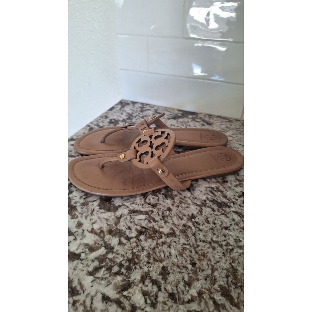 Tory Burch Miller Thong Sandal , Size US 11 M , Leather - Picture 7 of 11
